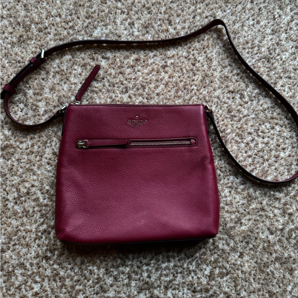 Kate Spade New York Womens Pink Leather Bag 9’*11” - Picture 3 of 6